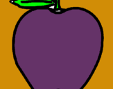 Dibuix poma pintat per yaretziabo