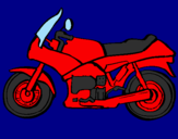 Dibuix Motocicleta pintat per Mar