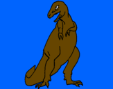 Dibuix Tiranosaurios rex  pintat per alvaro