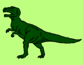 Dibuix Tiranosaurus Rex pintat per manolo