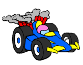 Dibuix Cotxe de Fórmula 1 pintat per NATALIA