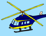 Dibuix Helicòpter  pintat per fs