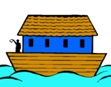 Dibuix Arca de Noe pintat per xavi