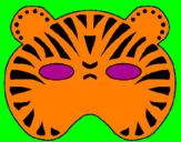 Dibuix Tigre pintat per ELOI TORRAS