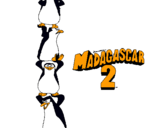 Dibuix Madagascar 2 Pingüins pintat per david
