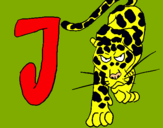 Dibuix Jaguar pintat per guillem
