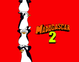 Dibuix Madagascar 2 Pingüins pintat per pablo
