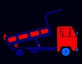 Dibuix Camió de càrrega pintat per Roger Umbert
