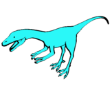 Dibuix Velociraptor II  pintat per dfdwr