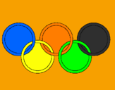 Dibuix Anelles dels jocs olímpics pintat per pol