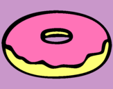 Dibuix Donuts pintat per mireia