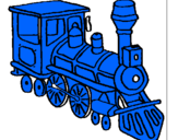Dibuix Tren pintat per ISMAEL