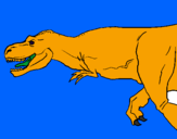 Dibuix Tiranosaure rex pintat per ENMANUEL