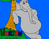 Dibuix Horton pintat per Enric