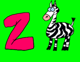 Dibuix Zebra pintat per Zaira