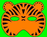 Dibuix Tigre pintat per mireia alvarez