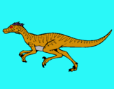 Dibuix Velociraptor  pintat per cistian pol