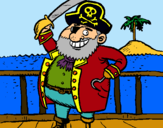 Dibuix Pirata a bord pintat per albert