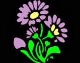 Dibuix Gravat amb flors pintat per marta julia flix