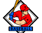 Dibuix Logotip de beisbol  pintat per Laura