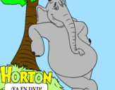 Dibuix Horton pintat per andrea