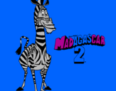 Dibuix Madagascar 2 Marty pintat per joel   dones