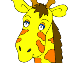 Dibuix Cara de girafa pintat per caballoooooo