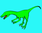 Dibuix Velociraptor II  pintat per yusbel