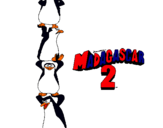 Dibuix Madagascar 2 Pingüins pintat per xenia julia