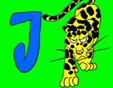 Dibuix Jaguar pintat per Marina