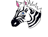 Dibuix Zebra II pintat per minaa
