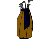 Dibuix Pals de golf pintat per albert isla rovira