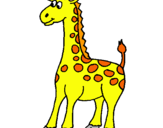 Dibuix Girafa pintat per roger