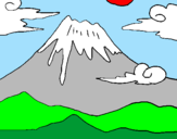 Dibuix Mont Fuji pintat per KenshinFan