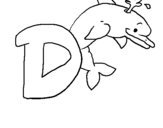 Dibuix Dofí pintat per eva