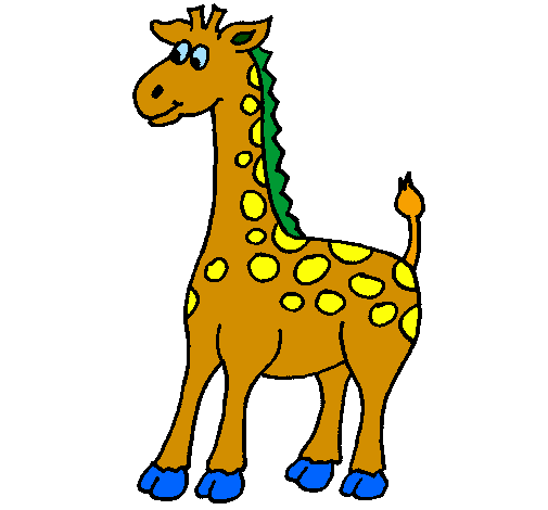 Dibuix Girafa pintat per ANNA