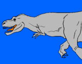 Dibuix Tiranosaure rex pintat per anònim