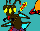 Dibuix Formiga alienigena pintat per ruben