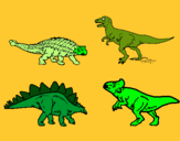 Dibuix Dinosauris de terra pintat per albert2