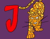 Dibuix Jaguar pintat per jaguar