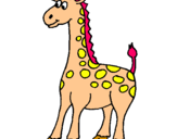 Dibuix Girafa pintat per julia arielly bueno