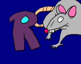 Dibuix Rata pintat per clara  vergés
