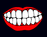 Dibuix Boca i dents pintat per Mrac