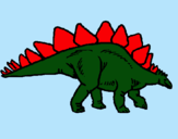 Dibuix Stegosaurus pintat per prinsesa ainhoa