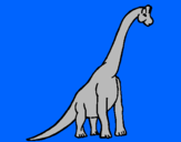 Dibuix Braquiosauri pintat per ARNAU.L.O