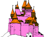 Dibuix Castell medieval pintat per SOFIA  SABRO