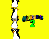Dibuix Madagascar 2 Pingüins pintat per joel