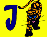 Dibuix Jaguar pintat per minaa