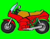 Dibuix Motocicleta pintat per ander