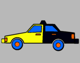 Dibuix Taxi pintat per roy